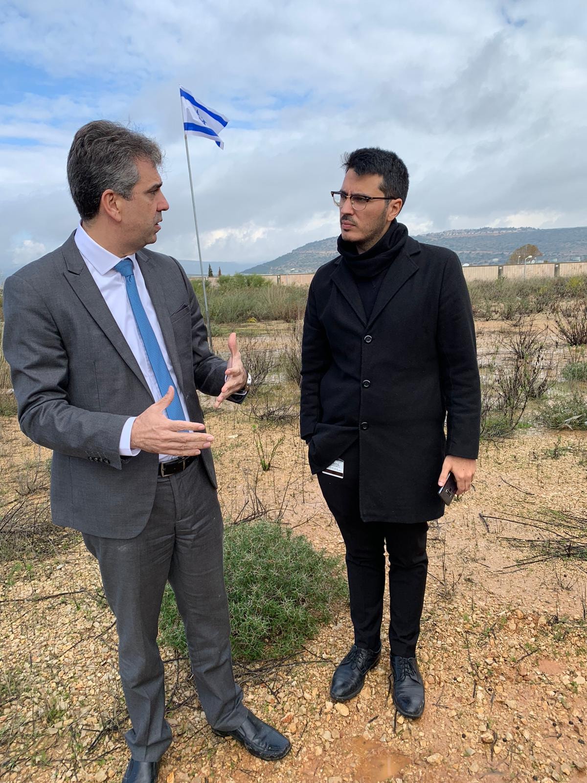 עם שר הכלכלה אלי כהן